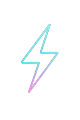 Lightning bolt icon representing fast performance